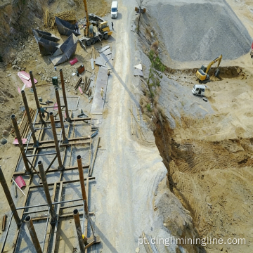 Linha de produção de pedra com alto teor de cálcio de 600-800 TPH
